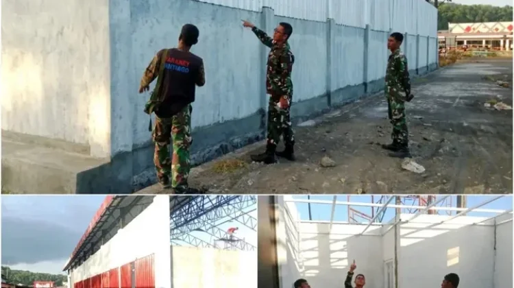 Dandim 1301/Sangihe Pastikan Bangunan Koperasi Merah Putih di Sitaro Berkualitas