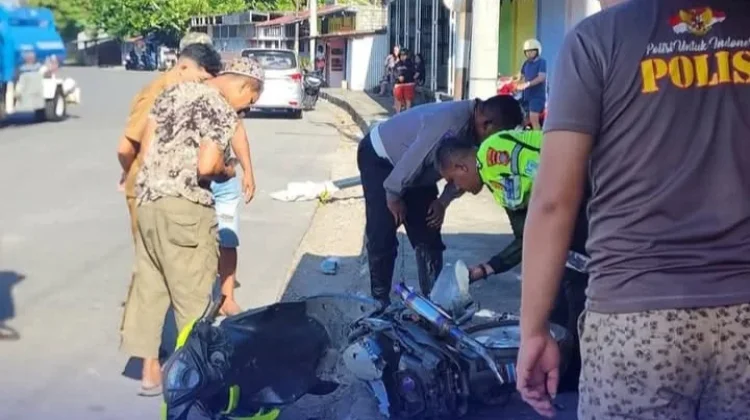 Kecelakaan Motor Merenggut Nyawa, Diduga Ada Sisa Material?