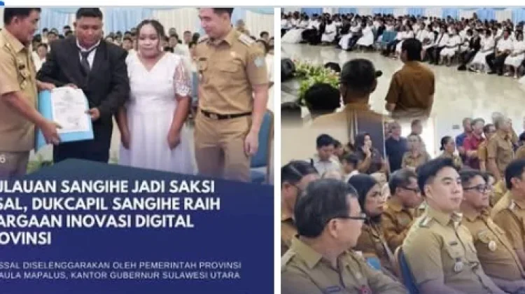 Sangihe Sertakan Empat Pasang Kawin Masal di Manado