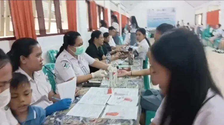 SMA Negeri 1 Tahuna Lakukan Pemeriksaan Kesehatan Gratis