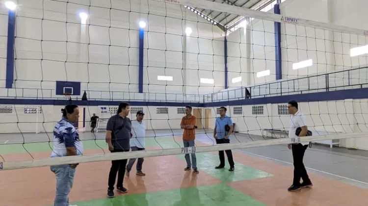 Sekum PBVSI Sulut Tinjau Kesiapan Kejurprov U19
