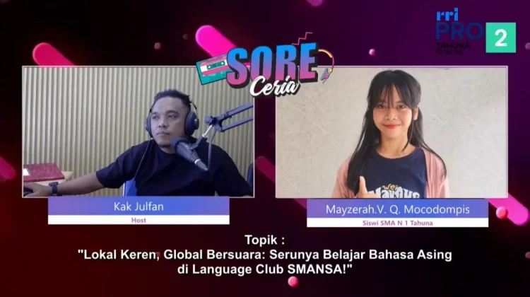 SMAN 1 Tahuna Bentuk Komunitas Bahasa Asing Language Club