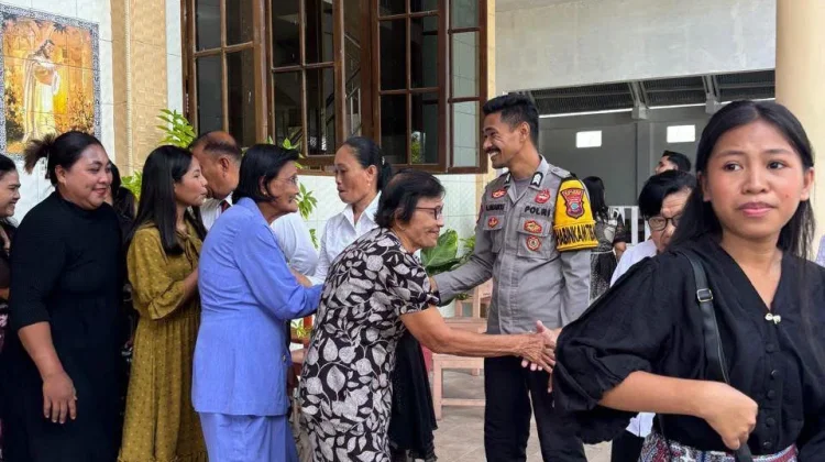 Minggu Kasih Pererat Kedekatan Polri Bersama Masyarakat Sangihe