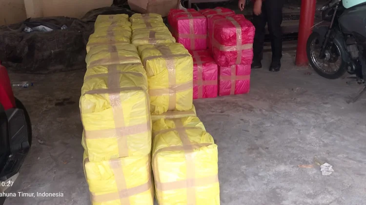 Tim Gabungan Berhasil Amankan Puluhan Dus Kosmetik Ilegal dari Filipina