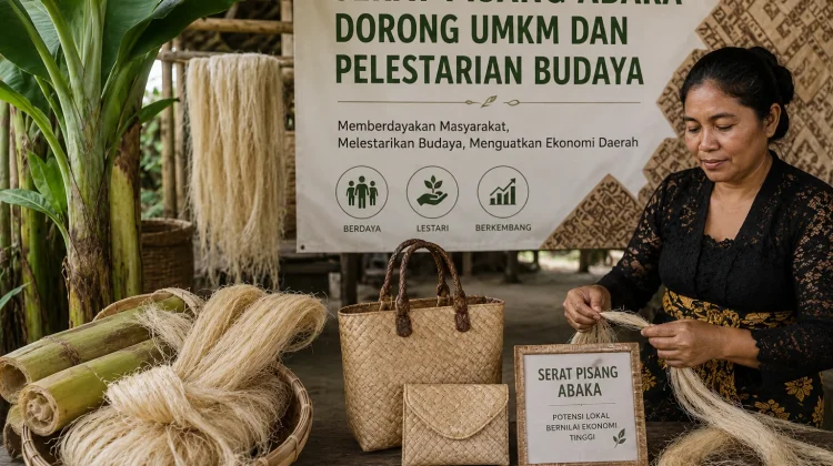 Serat Pisang Abaka Dorong UMKM dan Pelestarian Budaya