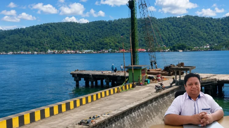 Progres Rehabilitasi Pelabuhan Tahuna Lampau Target, Akhir Tahun Tuntas 100 Perse