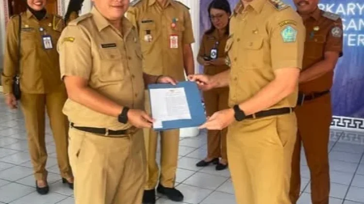 Bupati Sangihe Thungari Tunjuk Jew Adriaan Pelaksana Tugas Kadis Pendidikan