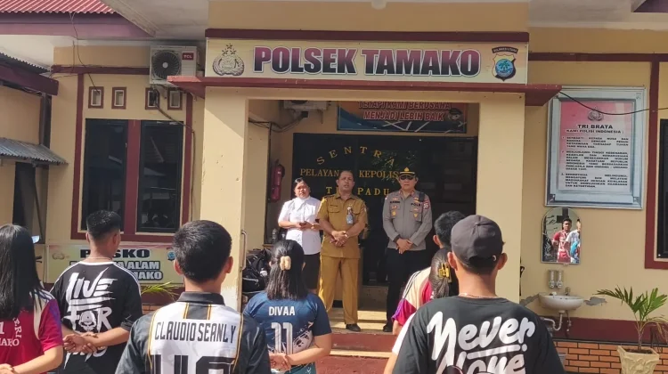 Calon Paskibraka Kecamatan Tamako Diminta Disiplin Jalani Latihan HUT RI