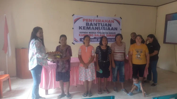 Perwakilan Rifandi Malibu Salurkan Bantuan