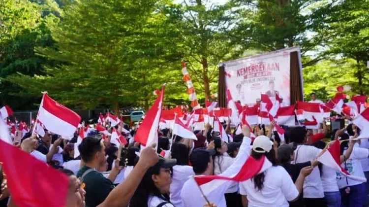 Pemkab Sitaro Gelar Apel Bersama ASN dan Launching Semarak HUT ke-81 Kemerdekaan RI