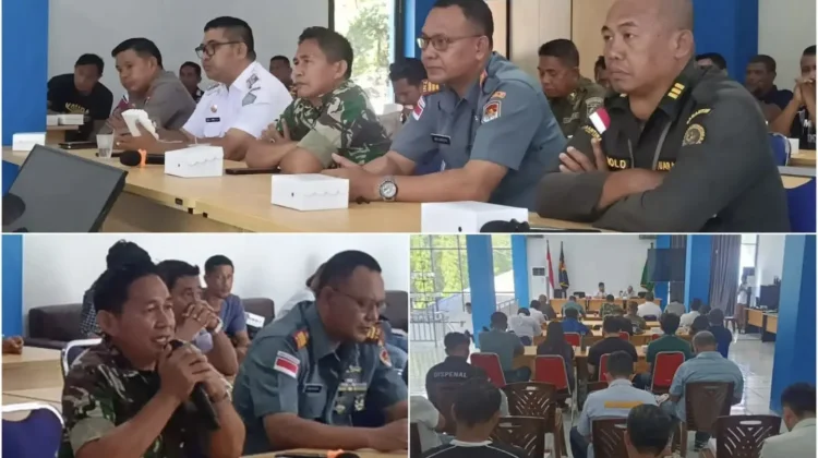 Kodim Sangihe Dukung Pemindahan Aktivitas Pelabuhan Tahuna