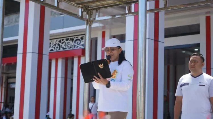Apel Peringatan Hari Anak Nasional ke 42 di Kabupaten Sitaro
