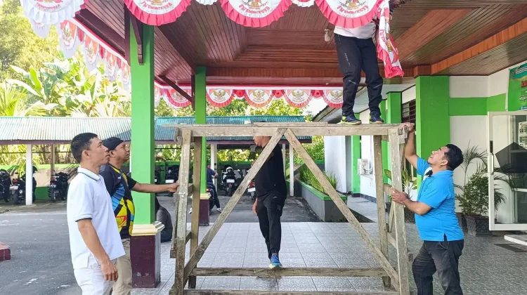Bersih dan Olahraga Bersama Sambut HUT ke-81 RI