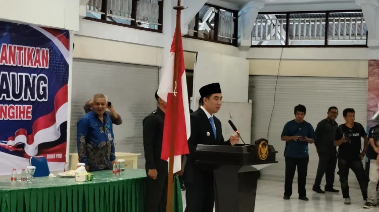 Pelantikan Pejabat Kapitaluang, Bupati Sangihe Soroti Tata Kelola Kampung