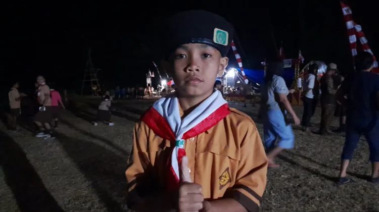 Kwaran Manganitu Meriahkan Hari Pramuka ke-65 Gelar Perkemahan di Kampung Kahuis