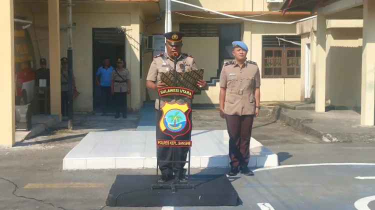 Hari Juang Polri, Polres Sangihe Perkuat Pengabdian
