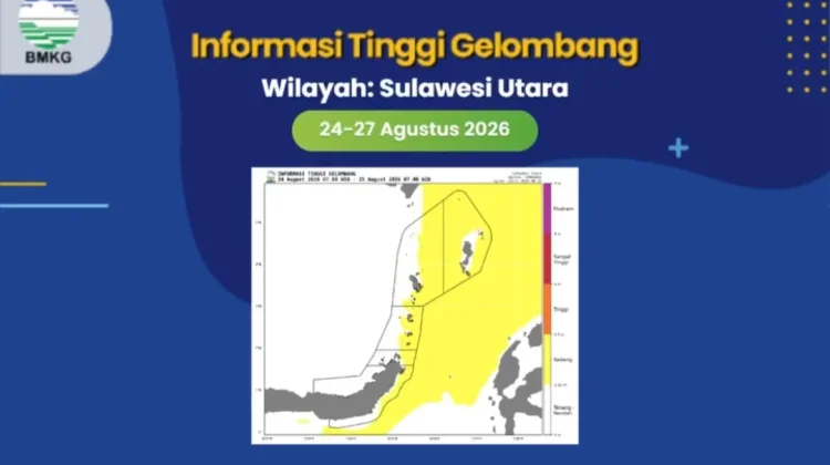 Waspada Gelombang Tinggi di Perairan Sangihe