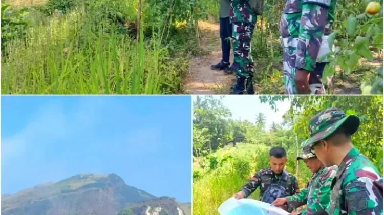 Dandim 1301 Sangihe Pantau Perkembangan Titik Api Gunung Awu