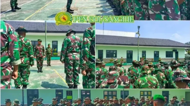 Perkuat Penanganan Kebakaran Kodim 1301/Sangihe Gelar Apel Siaga Karhutla