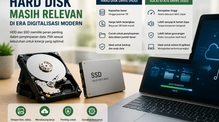 Hard Disk Masih Relevan di Era Digitalisasi Modern