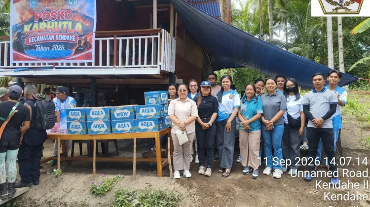 SMA Negeri 2 Tahuna Salurkan Bantuan, Dampak Kebakaran Gunung Awu