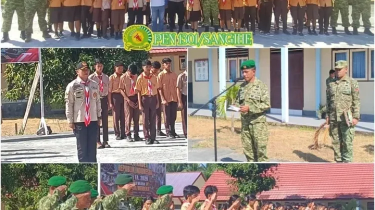 Kodim 1301/Sangihe Buka Perkemahan Korps Kadet Republik Indonesia