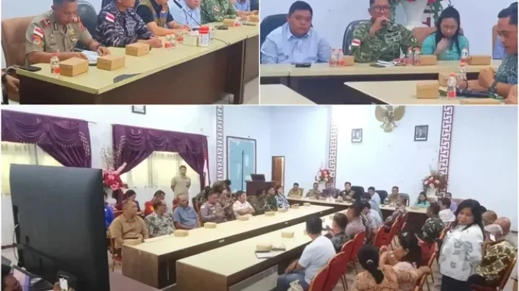 Kodim 1301/Sangihe Perkuat Siaga Hadapi Karhutla Gunung Awu