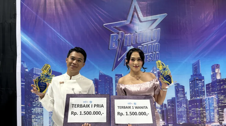 Marcelo dan Chery Juara Bintang Radio RRI Tahuna 2026