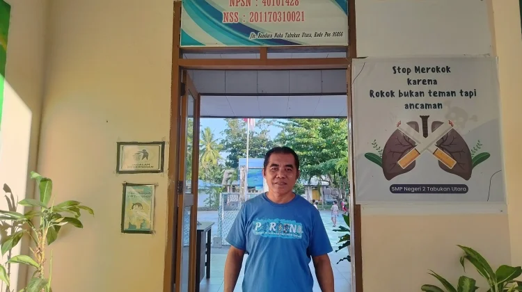 SMP Negeri 2 Tabukan Utara Gelar Kejuaraan Voli