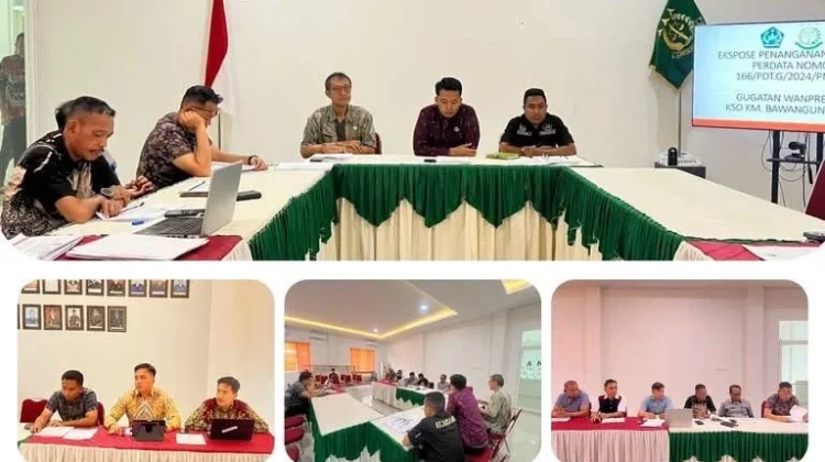 Kejaksaan Sangihe Ekspose Permohonan Eksekusi KM Bawangung Nusa