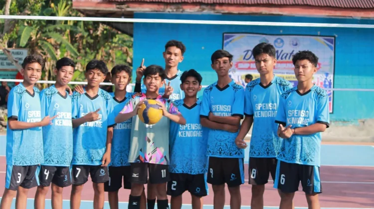 SMP Negeri 1 Kendahe Lolos Semifinal Turnamen Voli