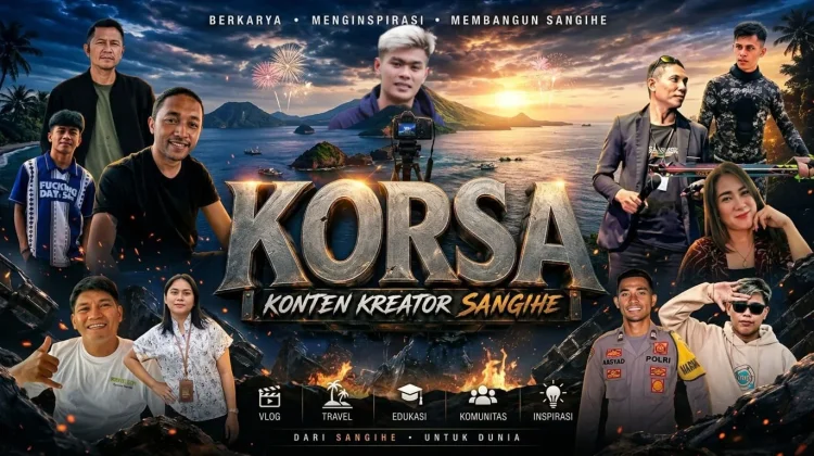 Komunitas Konten Kreator Sangihe Aktif Gelar Aksi Nyata
