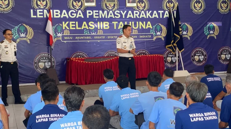 Tatap Muka Dengan Warga Binaan, Kalapas Tahuna Pastikan Hak-Hak Terpenuhi