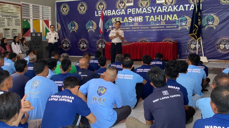 Kalapas Tahuna Ajak Warga Binaan Aktif Ikuti Program Pembinaan