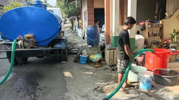 Tiga Puluh Empat Kampung dan Kelurahan di Sangihe Terdampak Kelangkaan Air Bersih