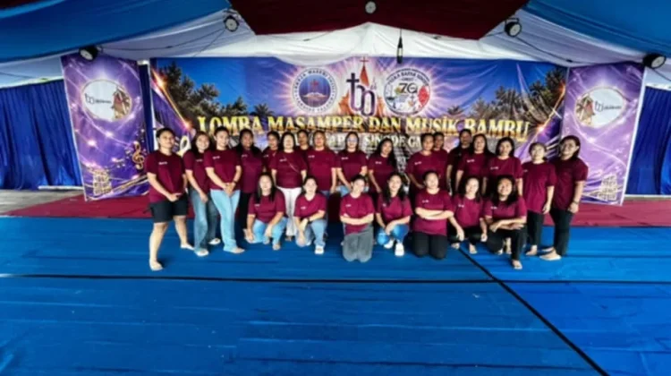 Masamper Puteri Bowongkali Raih Juara Satu Festival Seni Budaya Gerejawi 2026