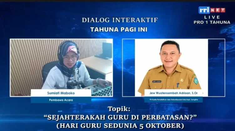 Guru Perbatasan Sangihe Layani dengan Sukacita