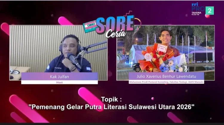 Julio Harumkan Sangihe, Terpilih Sebagai Putra Literasi Sulawesi Utara 2026