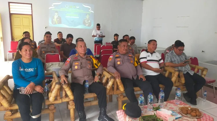 Polres Sangihe Dukung Penguatan Ketahanan Pangan