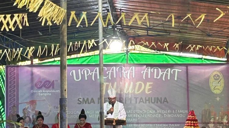 SMA Negeri 1 Tahuna Eksis Melestarikan Tulude