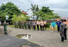 Dandim Sangihe Dorong Kebersihan Pasar Tagulandang