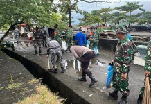 Koramil 1301-01 Tagulandang Bersikan Lingkungan Pasar Sukseskan ASRI