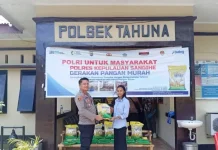 Polres Sangihe Permudah Keterjangkauan Program Ketahanan Pangan
