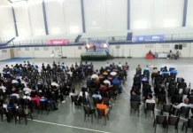 Bupati Sangihe Resmikan  GOR Membara  Satu Tahun Kepemimpin