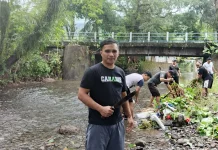 Komunitas Canabis Gelar Opsih Sungai Binaleleng Peringati HPSN