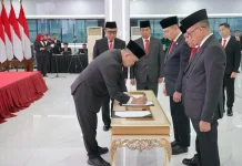 Menteri Nusron Lantik 31 Pejabat Struktural Kementerian ATR/BPN