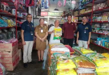 Bulog Tahuna Sidak Pasar Pastikan Harga Beras Sesuai HET