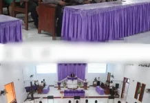 Polres Sangihe Gelar Minggu Kasih di GMIST Laharoi Kendahe