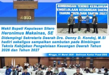 Wabup Sitaro Hadiri Bimtek KPKD 2026