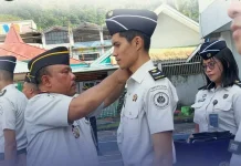 Sembilan Pegawai Lapas Tahuna Terima SK Kenaikan Pangkat